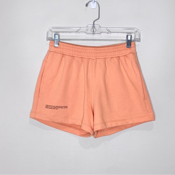 Pangaia 365 Midweight Set: Crew Sweatshirt & Shorts (Sz S/XS) Peach Perfect - Picture 11 of 16